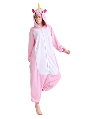 combinaison pyjama licorne rose