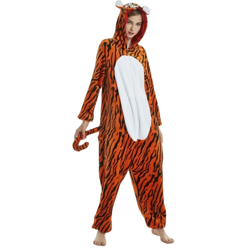 combinaison pyjama tigre