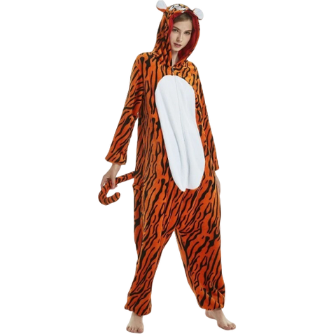 combinaison pyjama tigre