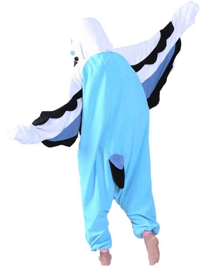 kigurumi perroquet bleu