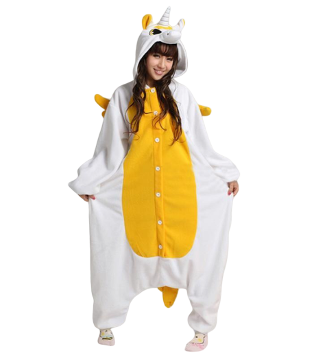 pyjama licorne jaune